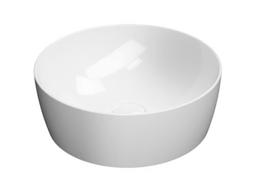 NUBES Ø40 - Countertop round single washbasin by GSI ceramica - view 2